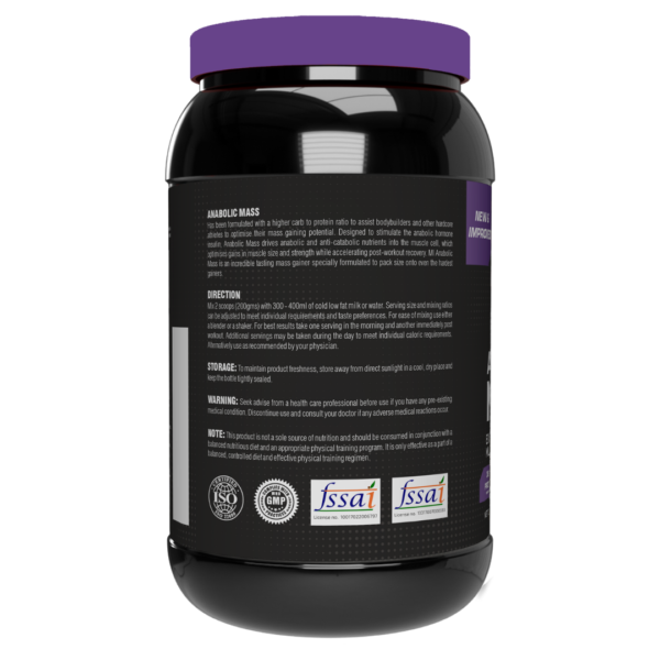 Mi Anabolic Mass Chocolate 2.2lb - Image 2