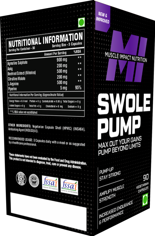 MI Swole Pump 90caps - Image 5